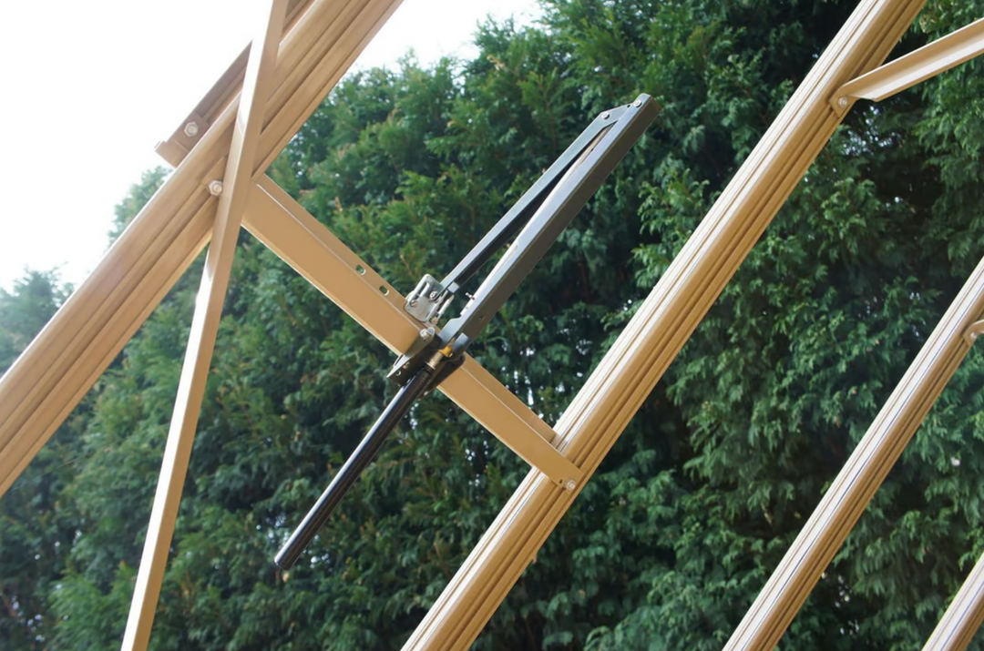 Included Roof Vent with an Automatic Opener