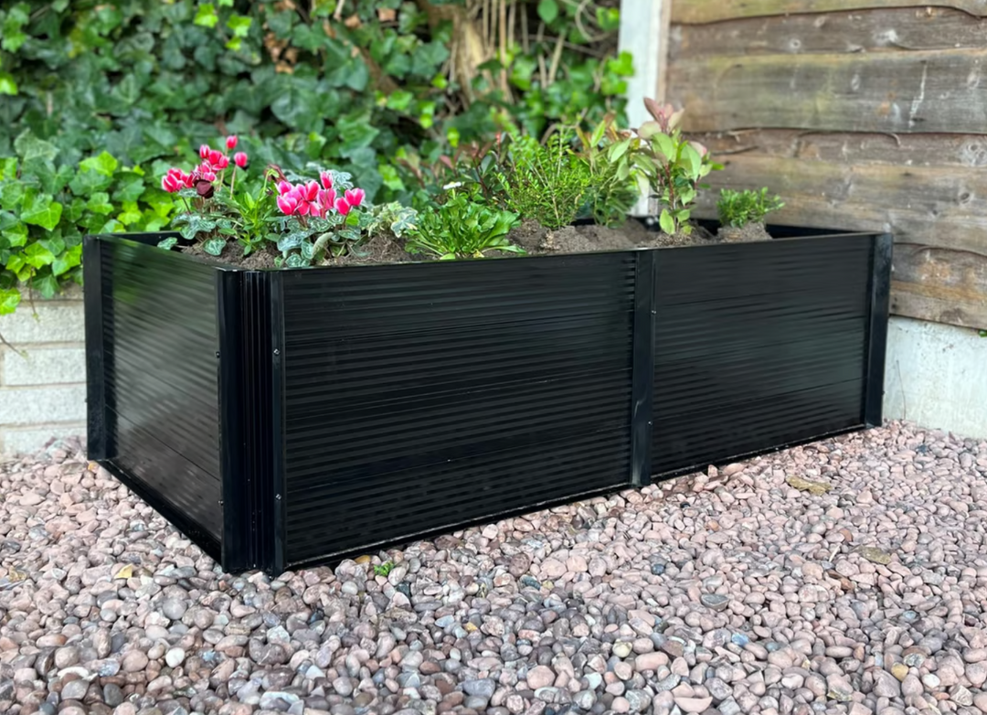 2x4 Raised Bed in Black 