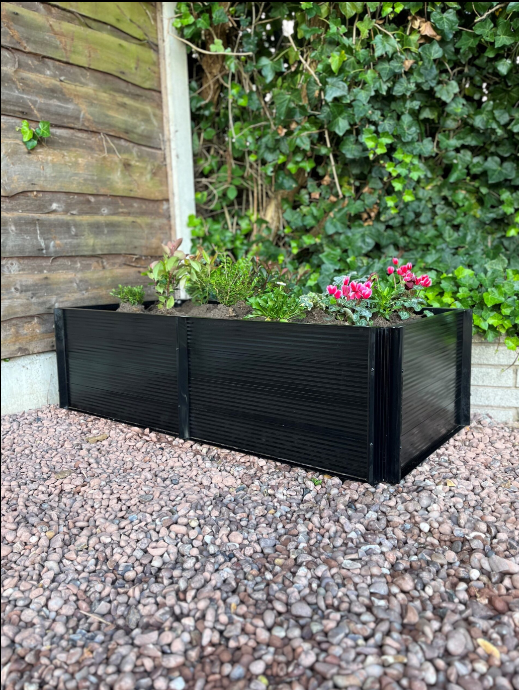 2x4 Raised Bed in Black 2